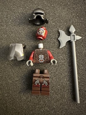 LEGO Uruk-Hai Halberd Axe Warrior Minifigure - LOTR - New & Never Assembled