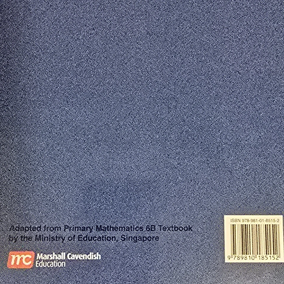 Singapore Math PRIMARY MATHEMATICS 6A 6B Textbooks / Workbook US EDITION SET 3 - Image 4 of 4