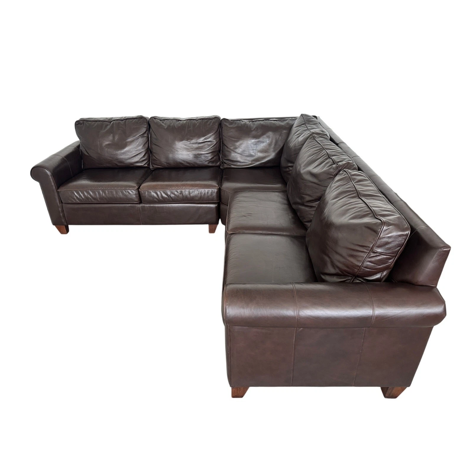 PB Comfort Roll Arm Slipcovered Chaise Sectional - Thumbnail 2