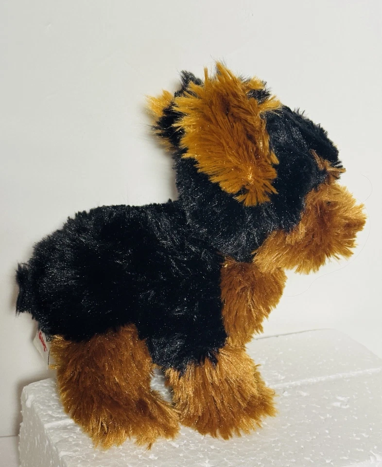 Ganz Webkinz Teacup Yorkie HM788 Plush Dog Black Brown 8” No Code EUC - Image 3 of 4