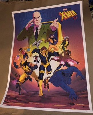 X-MEN '97 Kunstdruck Professor X Poster Mike McGee Marvel Giclee BNG not Mondo