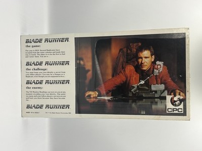 NEW BLADE RUNNER Board Game 1982 CPC Prototype 100 Made RESEALED UNOPENED