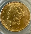1904 P Double Eagles Liberty Head $20 PCGS MS-62 OGH