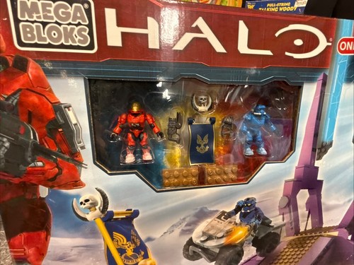 MEGA BLOKS 97069 HALO VERSUS SNOWBOUND HIGHBASE New Sealed Target Exclusive Rare - Picture 2 of 3