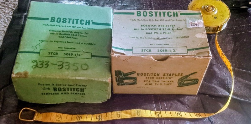 2 Boxes Vintage Bostitch T5-8 P4-8 Tacker Staples 1 Full 1 90% 