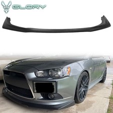 Fits 09-15 Mitsubishi Lancer Gt Gts Ralliart Ra Style Front Bumper Lip Splitter