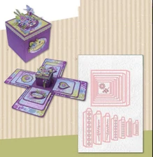 Box Metal Cutting Dies Stencil Scrapbooking Album Embossing  Paper Card Craft 