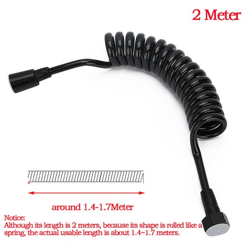 2m/3m Spring Flexible Shower Hose for Toilet Bidet Telephone Line Plumbing Pipe - Picture 12 of 13