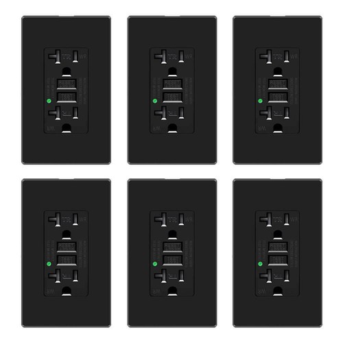 Presa Di Sicurezza 20 AMP GFCI Con Piastra A Parete Indicatore - Foto 12