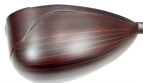 Japan River Stone No.103 Bowlback Solid Spruce Rosewood Mandolin Case OJMN218 - Picture 8 of 10