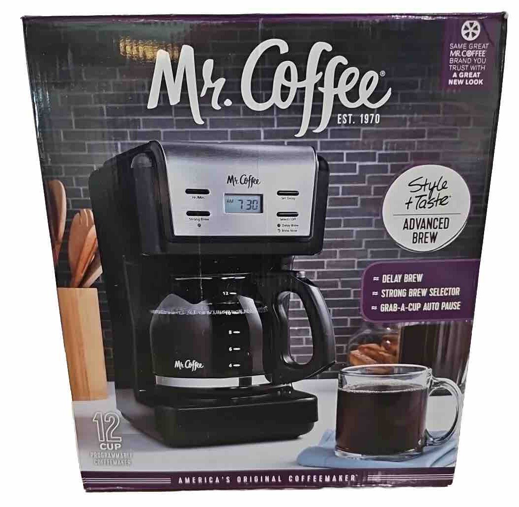 Mr. Coffee JWX31 12Cup Programmable Coffeemaker New 721792307312 eBay