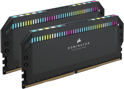 【DOMINATOR PLATINUM】DDR5 32GB (5600MHz) NEW CORSAIR Dominator Platinum RGB RAM 32GB DDR5 5600 MHz C36 - In