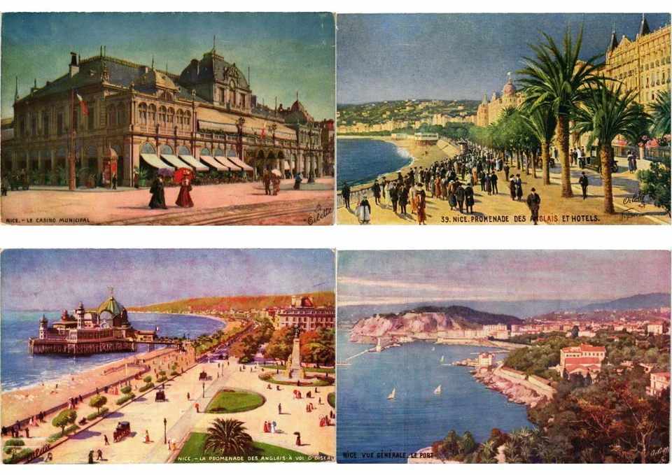 FRANCE NICE TUCK PUBLISHER Mostly OILETTE 48 Vintage Postcards (L2657) - Image 4 of 4