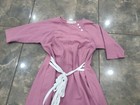 Pink Teela Dress Size 10 New No Tags White Ties — photo 2