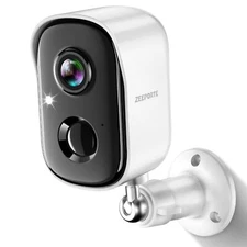 2K Wireless Outdoor Security Camera – AI Motion Detection, Color Night Vision