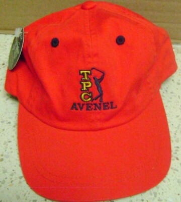 TPC AVENEL Golf Hat Cap Red Omperial Turning Heads Brand NEW NWT