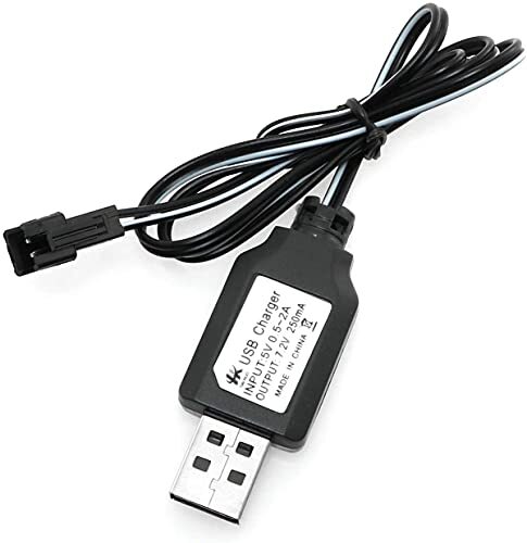 YUNIQUE ITALIA 1 Pezzo Cavo Caricatore USB SM-2P 250mAh Output RC Auto (d7j)