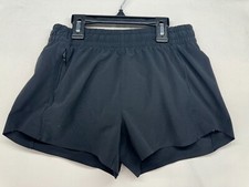 Athleta Girl Heart The Hustle Shorts Active Athletic Running Black Size L 12