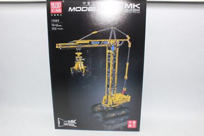 OO Mould King 17059 Mobile Crawler Crane Crane Building Blocks 1731 Pcs New OVP