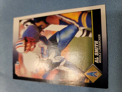 1991 Score Football Card #490 Al Smith and Warren Powers 46#