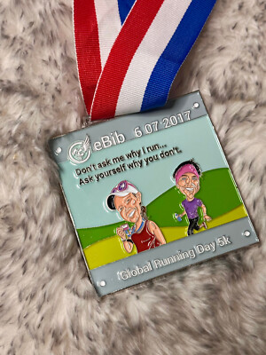 eBib Global Running Day  5K  06-07-2017 Medal