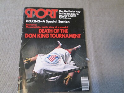 Sport August 1977 Magazine Boxing Death Of Don King Tournament Scandal Sugar Ray