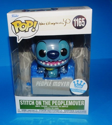 Funko exclusive Pop Vinyl #1165 STITCH in people mover lilo & stitch  +Prot