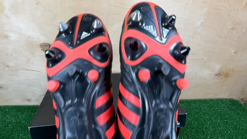 Adidas Adipure 11Pro SG G60017 Elite US8 UK7,5 Schwarz Schuhe Stollen Herren Fußball/ - Video 1 von 1