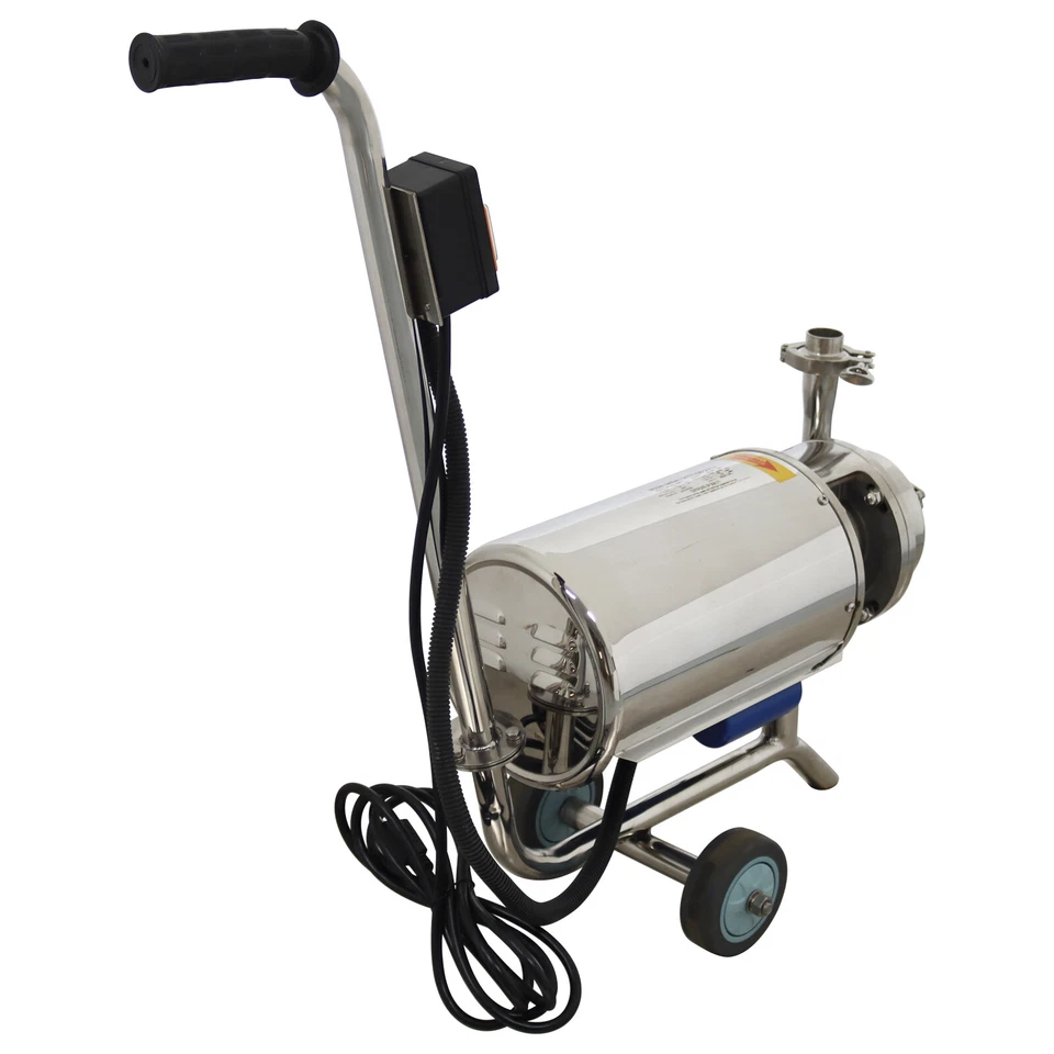 Portable Centrifugal Pump Sanitary High Temperature Resistance 59ft Raise 110V - Image 2 of 4