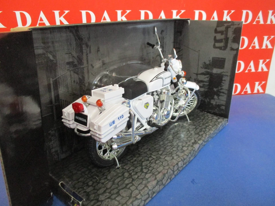 Die cast 1/12 Modellino Moto Honda CB 750 Four Police by Joy City - Immagine 3 di 4