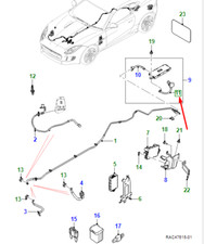 JAGUAR F-TYPE Coupe X152 Pluskabel Batterie T2R18884 NEU ORIGINAL