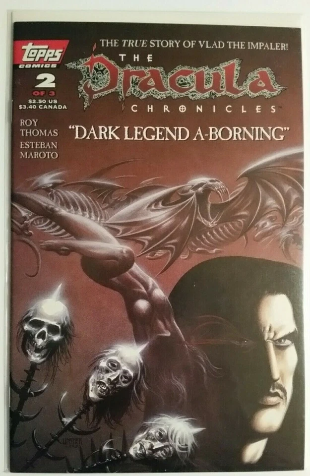 The Dracula Chronicles 1-3, Topps Comics, Apr 1995 - Image 3 of 4