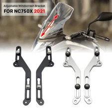 Pair Windscreen Adjuster Aluminium Windshield Bracket For HONDA NC750X 2021 2022