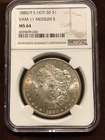 1880 S NGC Grade MS64 Light Toning Vam-11 (1880/9 Medium S Hot 50) 6039699-026