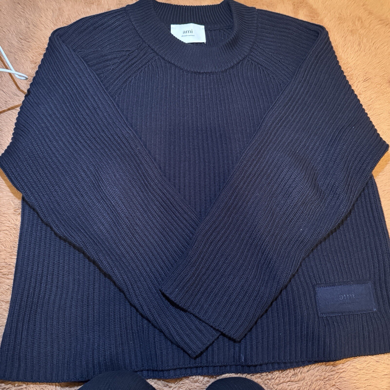 ami patch sweater - image 5