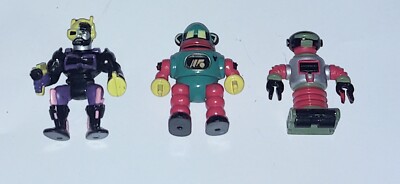 Zbots Galoob Z-bot 3 Figure Vintage lot #7