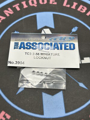 Team Associated. TC3 2-56 Miniature Locknut. Item #3904. New Old Stock.