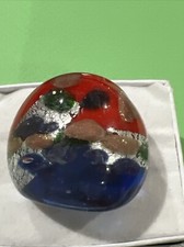 Glass Ring Size 6.5 Unique Pattern