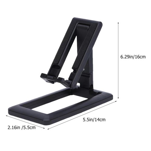 Mobile Phone Holder Bracket Foldable Desktop Folding Stand Portable - Photo 8 sur 12
