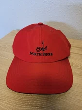 North Shore Golf Club Red Adidas Golf Hat Cap Adjustable Orlando FL Stoneybrook