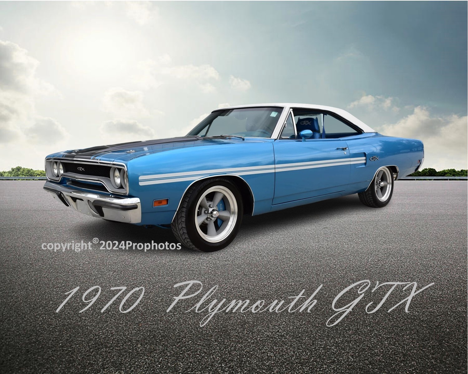 1970 Plymouth GTX Classic Collectors Premium Custom Photo Print 8