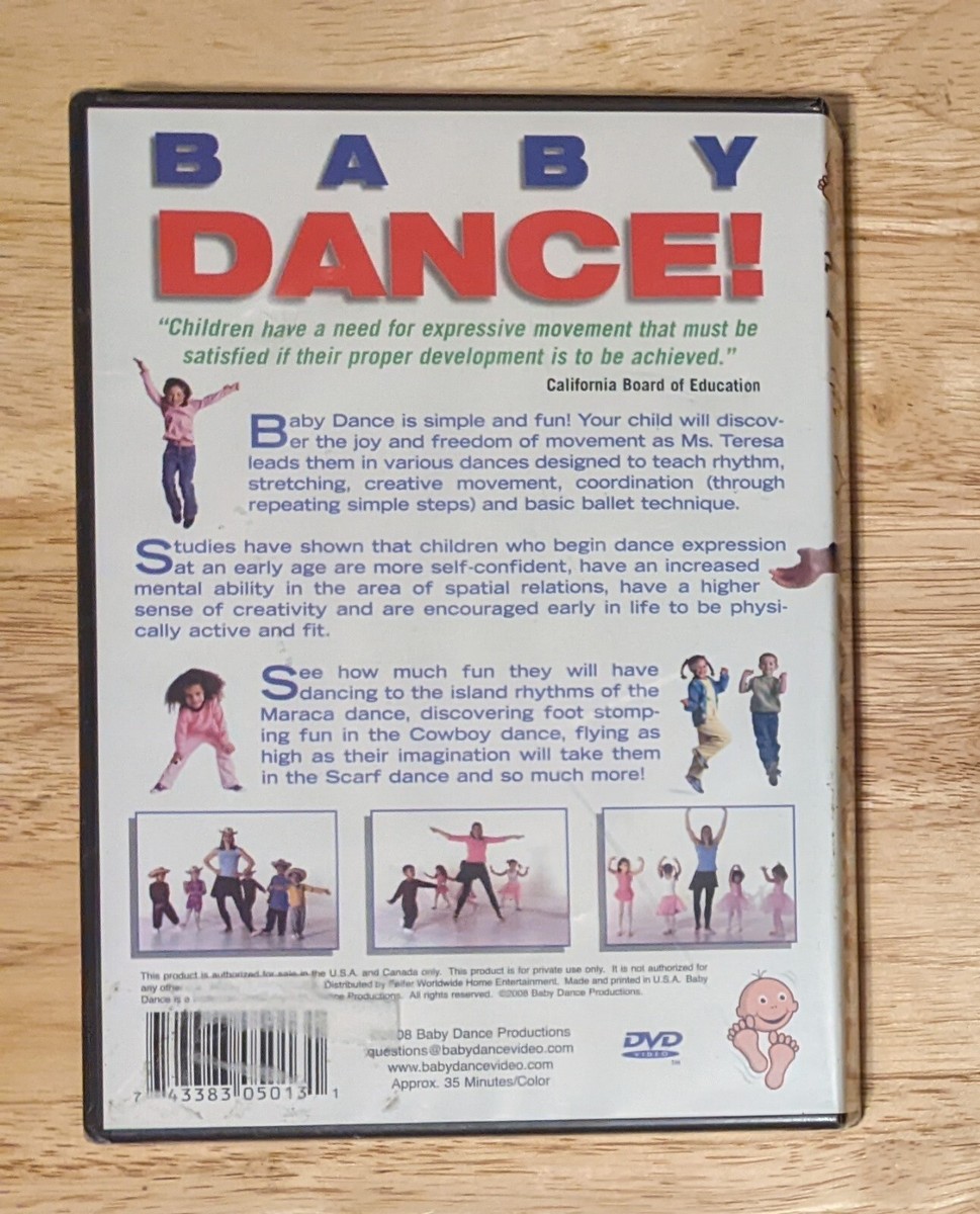 Baby Dance (DVD, 2006) Ages 1-5 English/Spanish. New/Sealed