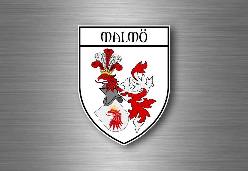 Svezia Bandiera Bandiera Aspetto Usato Stoccolma Svezia' Adesivo