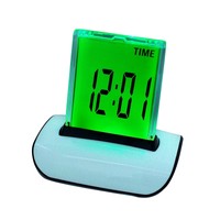 【usa Stock】7 Led Color Changing Digital Lcd Thermometer Calendar Alarm Clock 【usa Stock】7 Led Color Changing Digital Lcd Thermometer Calendar Alarm Clock
