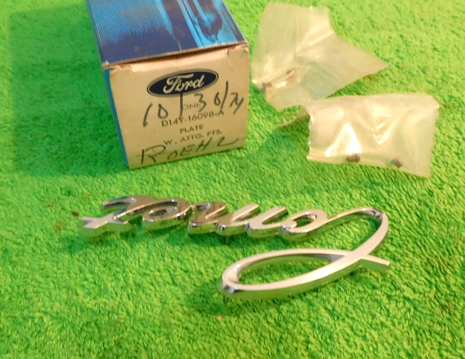 Mercury Comet 1971 1972 nuevo guardabarros delantero 'cometa' emblema placa de identificación Foto 4 de 4