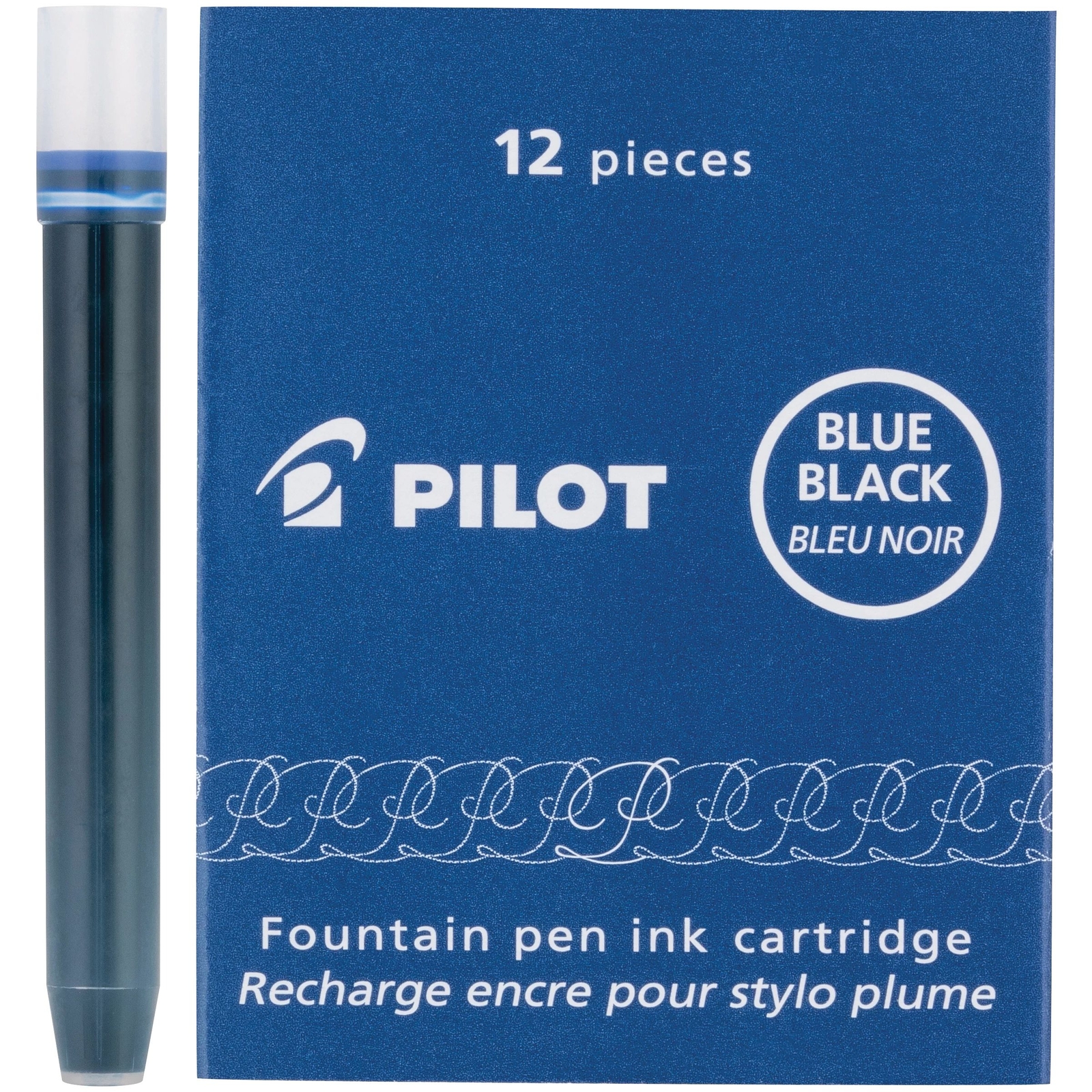 Pilot Namiki Ink Cartridge for Fountain Pens in Blue & Black - Pack of 12 - NEW