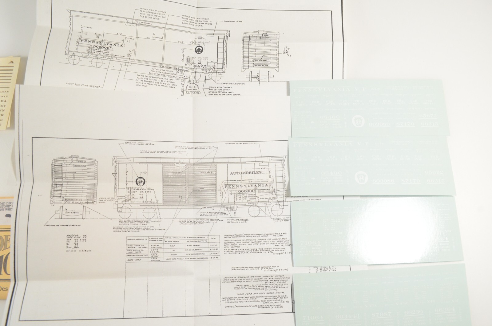 Prr X37 Middle Division S PRR X37 X37B X43A X43C X46 Boxcar Decals - PRR-7 | eBay