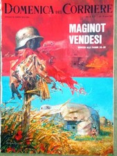 La Domenica del Corriere 28 Agosto 1966 Papa Giovanni Maginot Hiroshima Tibbets
