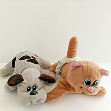Vintage Lot of 2 8" Pound Puppies, Pound Purries