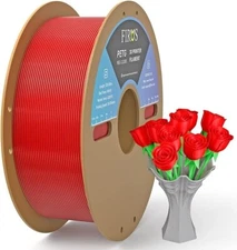 FIROS PETG 3D Printer Filament, 1.75mm 1KG( 2.2lbs) Fit Most FDM Printers